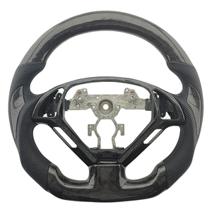 Quality Wholesale Perforated Leather Honeycomb Grip Carbon Steering <b>Wheel</b> Fit for Infiniti G27 G37 Car Steering <b>Wheel</b> - Product Image 1
