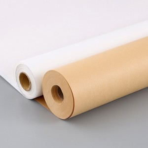Anpassbare braune Kraft papier verpackung Chinesische Hersteller Doppelseitiger Fetts chutz für Sandwich Cake Craft Geschenk verpackungen - Product Image 4