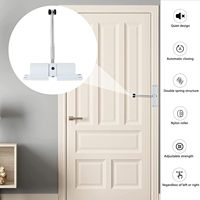 Cierrapuertas de resorte de cierre automático de alta resistencia Puerta de madera de aluminio Cierrapuertas hidráulico automático