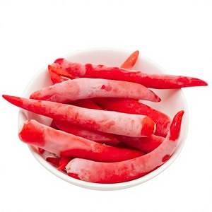 Piment rouge entier sans tige surgelé IQF de qualité supérieure, certifié HACCP, durée de conservation de 24 mois pour la transformation alimentaire et l'exportation - Product Image 1