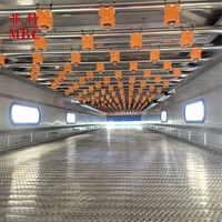 Machine de pasteurisation en acier inoxydable Tunnel de bière Pasteurisateur pulvérisant de l'eau froide refroidissant le tunnel de stérilisateur de pasteurisateur de jus