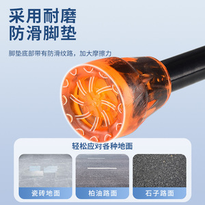 Béquilles coudières en alliage d'aluminium antidérapantes confortables et pliables pour le soutien des fractures - Product Image 4