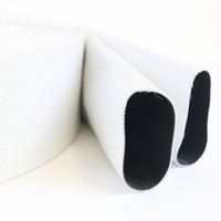 16 Bar haute pression blanc lutte contre l'incendie tuyau tuyau Polyester toile PVC 3 pouces d'épaisseur Tube