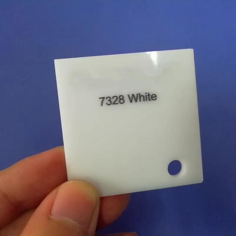 4mm 1/8'' flexible white 7328 cast acrylic sheet