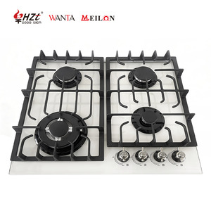 Precios al por Mayor, Cocina de <span class=keywords><strong>Gas</strong></span> <span class=keywords><strong>Natural</strong></span> de 4 Quemadores, Estufa de <span class=keywords><strong>Gas</strong></span> con Cubierta de Vidrio Templado para Uso en la Cocina - Product Image 1