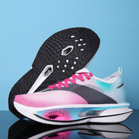 Chaussures de course unisexes pour l'extérieur, chaussures de sport avec plaque en carbone, baskets tendance, chaussures décontractées respirantes en mesh