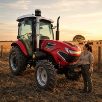 Tracteurs à vendre, machine de 120 CV avec cabine climatisée et chenilles arrière réglables pour les grandes exploitations agricoles au Brésil
