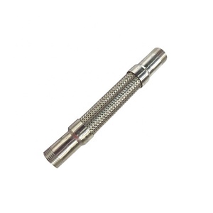 Tuyau métallique tressé <span class=keywords><strong>sur</strong></span> <span class=keywords><strong>mesure</strong></span> en acier inoxydable 304 GB, diamètre 25 mm, tube <span class=keywords><strong>flexible</strong></span> de 15 mm, style à bride, traitement de pliage par soudure spirale - Product Image 2