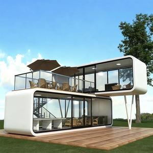 Casa Prefabricada Portátil Tipo Cápsula Espacial Apple, Oficina Móvil para Exteriores, Casa Pequeña Moderna para Jardín, Estudio o Casa de Huéspedes - Product Image 4