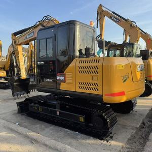 Used Sany SY95C Crawler Excavator, 9 Ton Sany Small Digger with Dozer Blade - Product Image 1