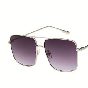 2020 nueva plaza marco vintage gafas de sol de las mujeres de gran tamaño gafas de sol para hombres mujer tonos oro UV400 gafas 2020 gafas de sol - Product Image 5