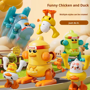 2025 nouveau Design classique liquidation jouet dessin animé en difficulté roulant canard ABS plastique jouet pour enfants - Product Image 2