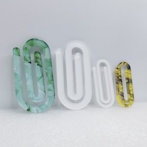 Clips en acrylique transparent personnalisés pour enfants, prêts à être expédiés, motifs personnalisés, blancs transparents, clips en papier pour sublimation, livraison rapide pour le bureau et l'école - Product Image 2