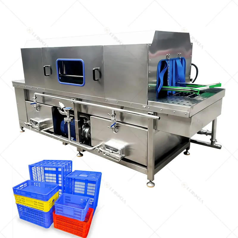 Automatic Plastic Crate/tray/pallet/plate/basket Washer/plastic Crate Washing Machine