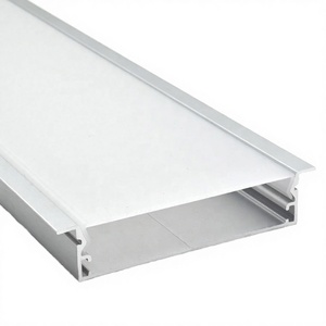 รางอลูมิเนียมอัลลอยด์แบบฝังสำหรับไฟ LED รุ่น Ultra Wide 6000 ซีรีส์ ขนาด 75x18 มม. โปรไฟล์ต่ำ สำหรับไฟ LED แบบหลายเส้น - Product Image 3