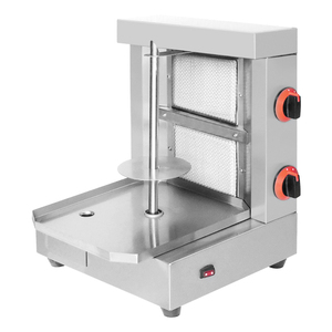 Machine verticale de Shawarma de gaz de Doner Kebab pour le gril d'équipement de service de restauration rapide avec le brûleur 4 - Product Image 4