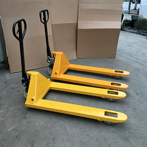 Chariot à palettes robuste 5500 lb, transpalette manuel avec châssis hydraulique en acier, roues en PU, levier 3 en 1, pour garage - Product Image 3
