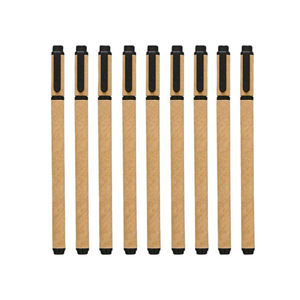 Reusable Fluently <b>Writing</b> Eco-Friendly Recycled Kraft Paper Ballpoint Pen with 1.0mm Tip and Custom Logo - Product Image 6