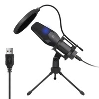 Maono-Kit de Microphone de jeu en métal, USB, à condensateur, de bureau, pour enregistrement, Vlog, podcast, vidéo