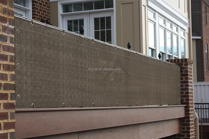 100% HDPE bóng râm Lưới nhựa lưới ban công lan can màn hình riêng tư ban công Net - Product Image 4