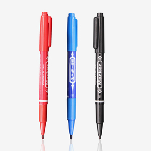 ปากกามาร์คเกอร์สีสันสดใสสำหรับทำเครื่องหมายบนผิวชั่วคราว สีแดง น้ำเงิน ดำ ปากกามาร์คเกอร์สำหรับศิลปะบนร่างกาย - Product Image 2