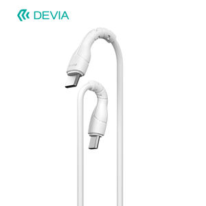 <span class=keywords><strong>Devia</strong></span> 1M PVC Type-<span class=keywords><strong>C</strong></span> à Type-<span class=keywords><strong>C</strong></span> <span class=keywords><strong>C</strong></span>âble de Charge Rapide 3A <span class=keywords><strong>USB</strong></span> <span class=keywords><strong>C</strong></span>âble de Charge de Téléphone Portable avec Boîte de Fonction d'Alimentation Emballage - Product Image 2