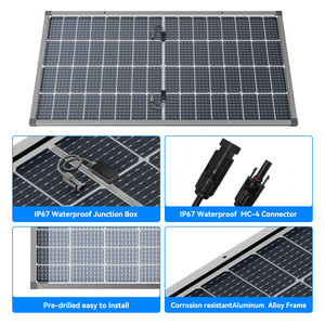 Système de panneaux solaires étanches 400W, <span class=keywords><strong>kit</strong></span> <span class=keywords><strong>solaire</strong></span> avec contrôleur 12V 24V 100A <span class=keywords><strong>pour</strong></span> le camping, la maison, système de panneaux solaires - Product Image 6