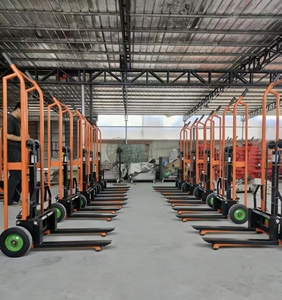 יד מופעל מרים כננת ידנית <span class=keywords><strong>Stacker</strong></span> ידנית מיני מלגזה - Product Image 5