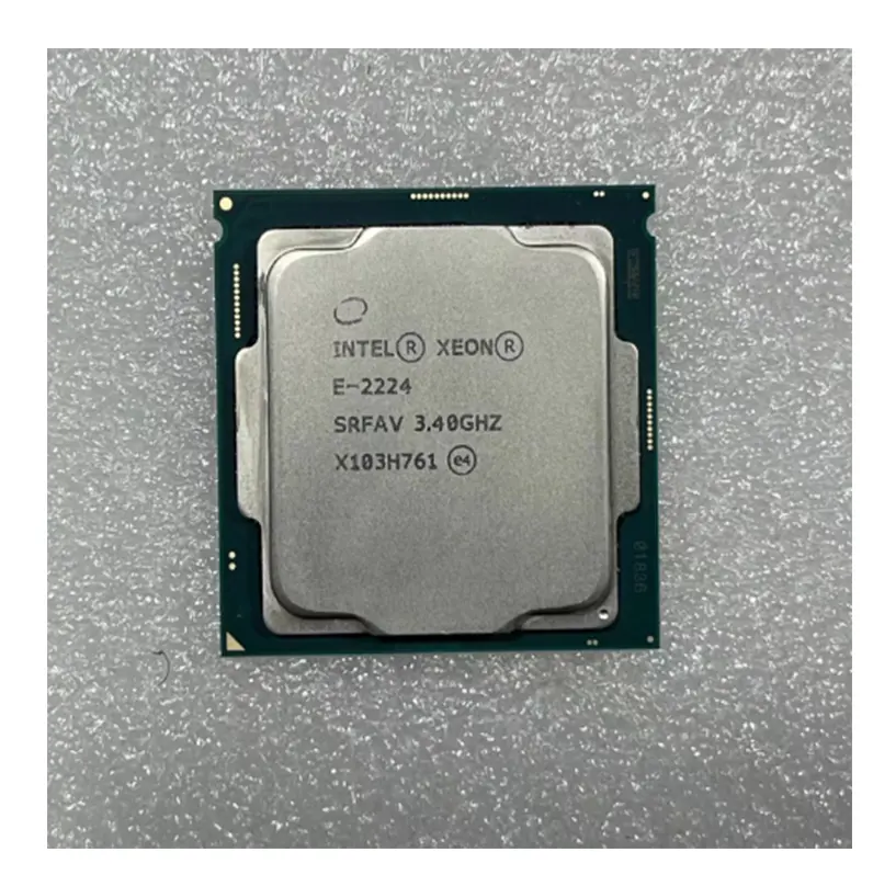 Intel Xeon E-2224 processore CPU Server LGA-1151 3.40 - 4.60 GHz 4-Core 8MB 71W