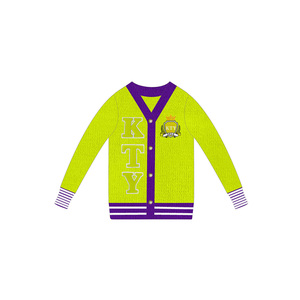 2025 hiver col en v broderie ours <span class=keywords><strong>grande</strong></span> <span class=keywords><strong>taille</strong></span> femmes collège Style ample tout paresseux AKA broderie <span class=keywords><strong>pull</strong></span> Cardigan - Product Image 5