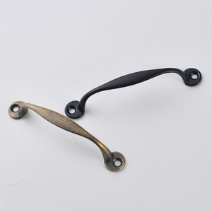 Furniture Handle Bar Zinc Alloy Bronze <b>Black</b> Cabinet Drawer European Style Durable - Product Image 2