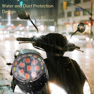 Lumière stroboscopique RGB pour moto YD 20mm 2835 24LED 12V Étanche Multicolore <span class=keywords><strong>Clignotant</strong></span> pour Harley, BMW <span class=keywords><strong>Yamaha</strong></span> Direct usine - Product Image 2