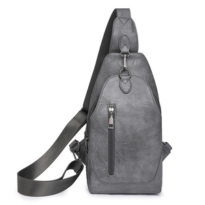 Sacs de poitrine rétro en PU pour femmes tout-match sacs de taille rétro sacs de messager de printemps populaires transfrontaliers une pièce en gros - Product Image 4