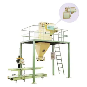 Automated Woven Bag Weighing Packaging machine with sewing machine for Fertilizer