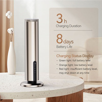 Diffuseur d'arôme intelligent décoratif de luxe SCENTA OEM, diffuseur de parfum domestique d'huile essentielle de parfum sans eau rechargeable moderne