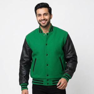 <b>Men</b> Athletic Sports Football Satin Varsity <b>Jackets</b> Custom Design Full Sleeve American <b>Baseball</b> CollegeBaseballjacket <b>for</b> <b>men</b> - Product Image 1