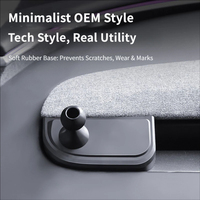 Support magnétique pour téléphone de voiture, fixation sur tableau de bord, base à clipser sans colle, ajustement personnalisé pour Tesla Refreshed 3/y, support de navigation automobile