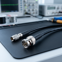 Cable CXP-6 (hasta 3 m) BNC Macho a DIN 1.0/2.3, Cable de Extensión para Cámaras CCTV con Velocidad de Transferencia de hasta 25 Gbps y Revestimiento de PVC