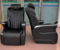 Siège de voiture personnalisé style aviation pour Van, VR, SUV – Fauteuil capitaine en cuir à dossier haut réglable
