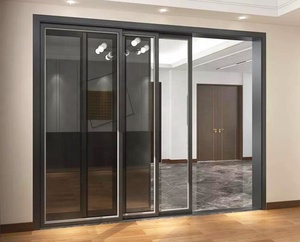 <span class=keywords><strong>Porta</strong></span> da fienile con Bypass <span class=keywords><strong>scorrevole</strong></span> per montaggio a soffitto <span class=keywords><strong>porta</strong></span> da fienile in alluminio a taglio termico di alta qualità tasca per <span class=keywords><strong>porta</strong></span> <span class=keywords><strong>scorrevole</strong></span> per Patio <span class=keywords><strong>sovrapposta</strong></span> - Product Image 5