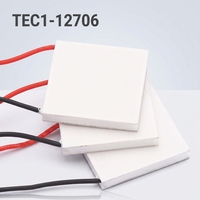 Module Peltier TEC1-12706 40x40x4.0mm, système de refroidissement à eau Peltier pour purificateur d'eau et déshumidificateur
