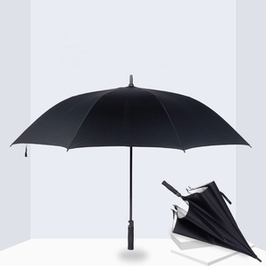 Grand <span class=keywords><strong>parapluie</strong></span> de <span class=keywords><strong>golf</strong></span> moderne droit de 27 pouces, 8 baleines, coupe-vent, protection UV, impression de logo, manche long, suspendu - Product Image 6