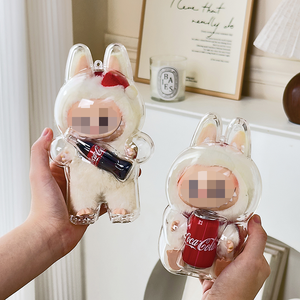 Commercio all'ingrosso trasparente trasparente custodia protettiva per bambola Figure protettore scatole misteriose sacchetti regalo scatole di immagazzinaggio - Product Image 3