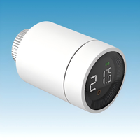 Smart TRV pantalla grande Zigbee Wifi Control remoto alimentado por batería radiador inteligente válvula termostática Frost Home Garage