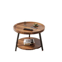 Table basse Senwell moderne avec plateau en métal 50*50*45cm, assemblage rapide, design réglable, garantie 1 an, couleur personnalisable