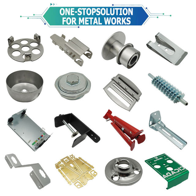 Factory OEM Custom Metal Stamping Parts Sheet Metal Fabrication Manufacture Laser Cutting Service Stainless Steel Fabrication