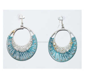 Wholesale Fashion <b>Tassel</b> Dangle <b>Earrings</b> Long Bohemian <b>Earrings</b> for Lady Crystal Jewelry Sets Unisex <b>Earrings</b> Jewellery Beads - Product Image 6