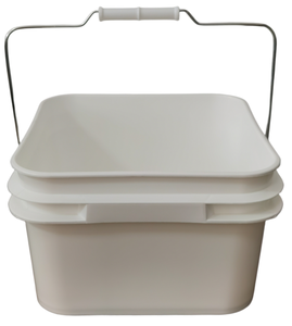 Cubo Cuadrado de Plástico de Grado Alimenticio SDPAC de 1.7 Galones, Contenedor Industrial Resistente para Almacenamiento de Alimentos, Agua y Pintura - Product Image 3