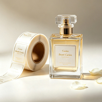 Emballage personnalisé, étanche, avec impression adhésive en feuille d'or, étiquettes de produits de parfum, conception d'étiquettes de bouteilles