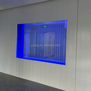 ตู้ปลาติดผนังแบบฝังขนาดใหญ่ ตู้ปลาแบบกำหนดเอง ตู้ปลาติดผนัง ตู้ปลาสำหรับห้องนั่งเล่น - Product Image 5